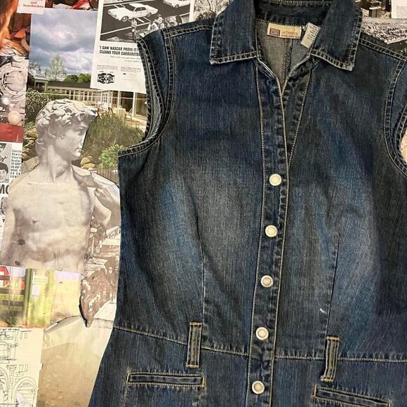 Vintage Faded Glory Denim Mini Dress - Picture 4 of 9